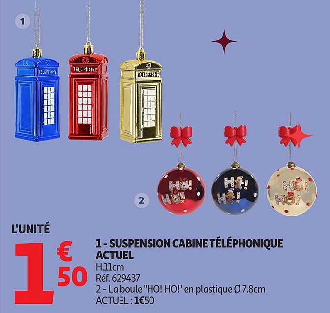 SUSPENSION CABINE TÉLÉPHONIQUE ACTUEL