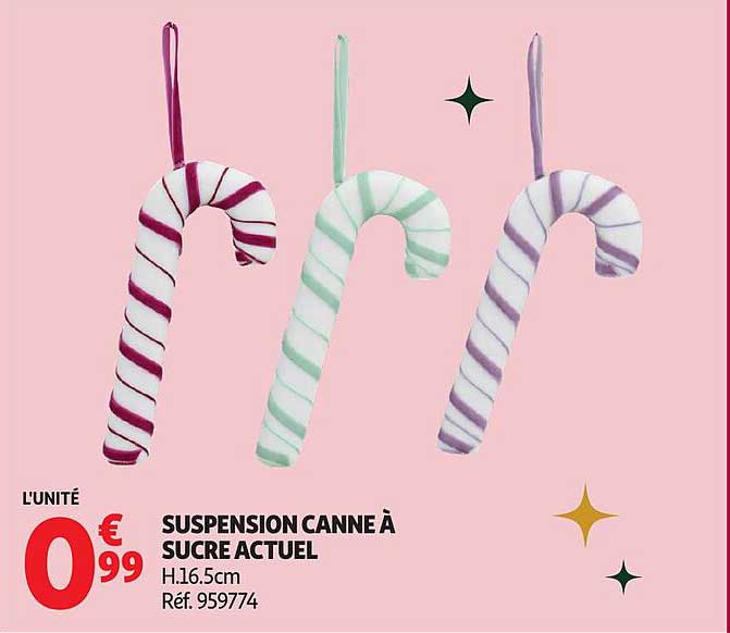 SUSPENSION CANNE À SUCRE ACTUEL