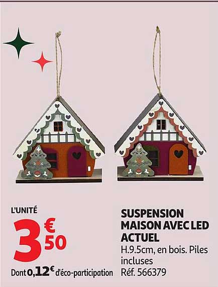 SUSPENSION MAISON AVEC LED ACTUEL