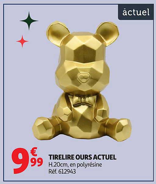 TIRELIRE OURS ACTUEL