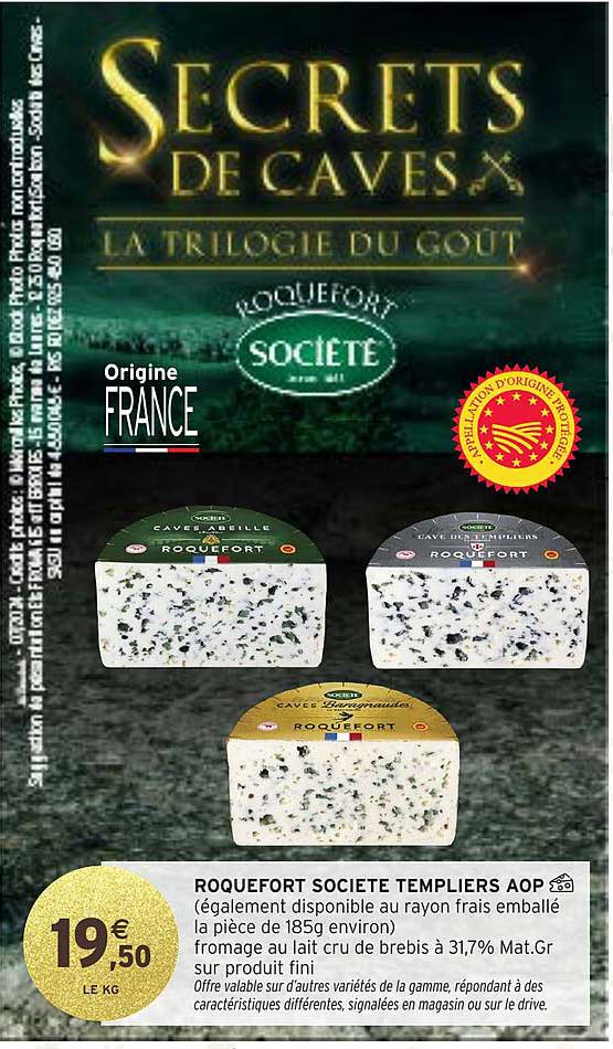 ROQUEFORT SOCIETE TEMPLIERS AOP