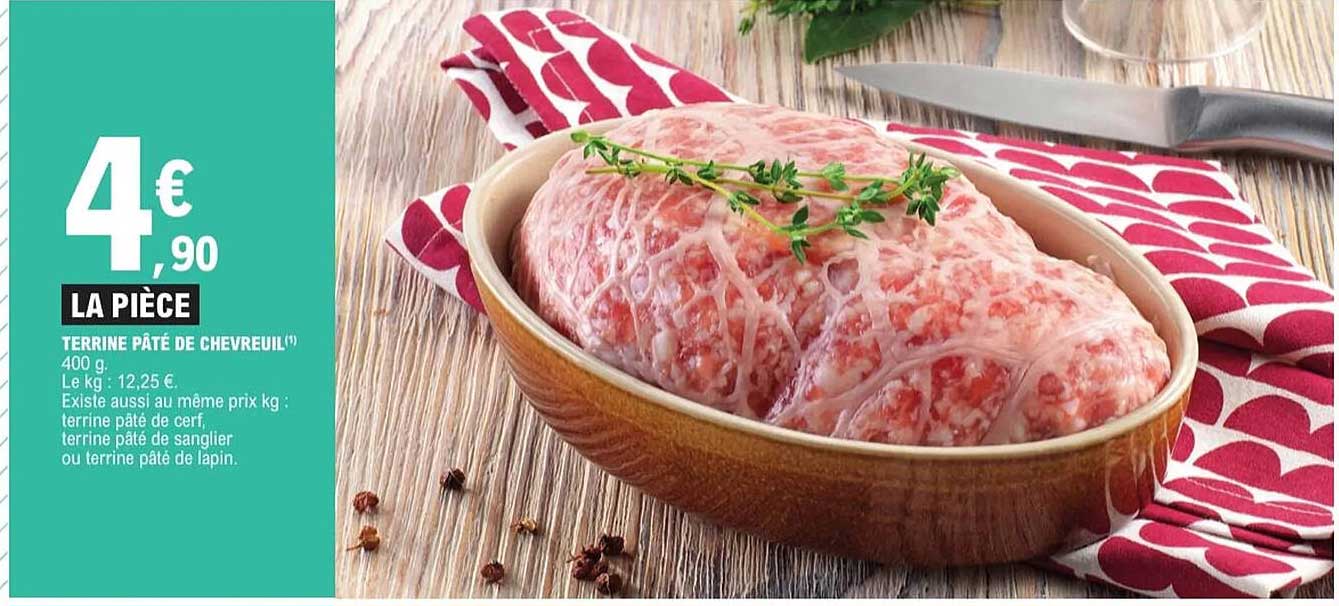 TERRINE PÂTÉ DE CHEVREUIL