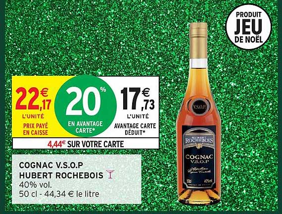 COGNAC V.S.O.P HUBERT ROCHEBOIS