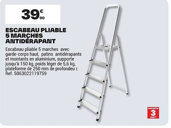 Escabeau 5 Marches Brico Depot