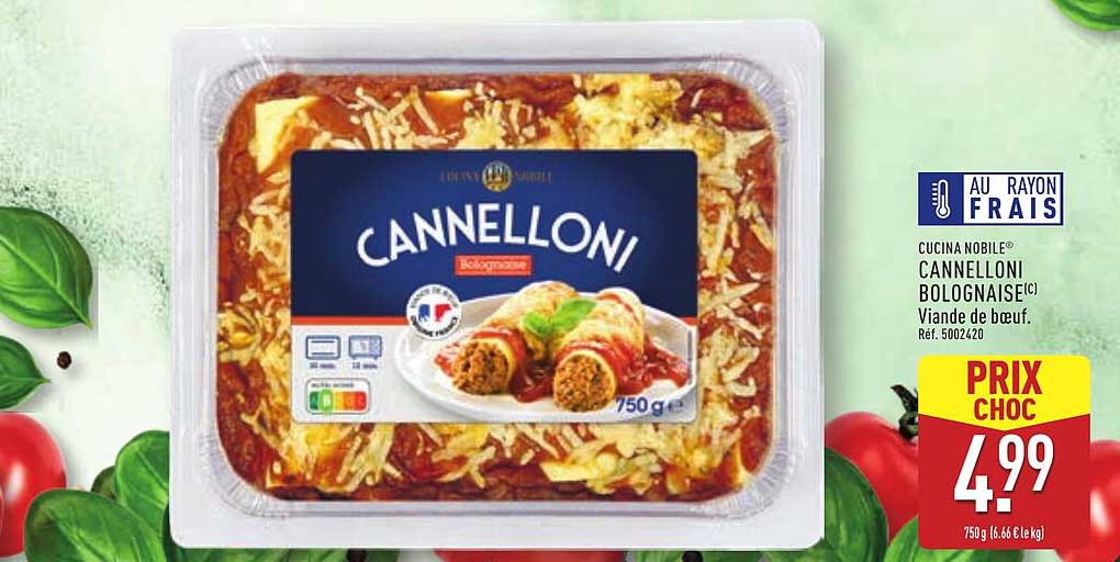 CANNELLONI BOLOGNAISE