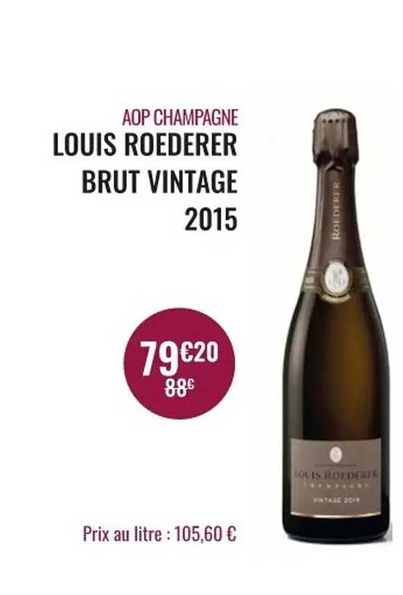 AOP CHAMPAGNE LOUIS ROEDERER BRUT VINTAGE 2015