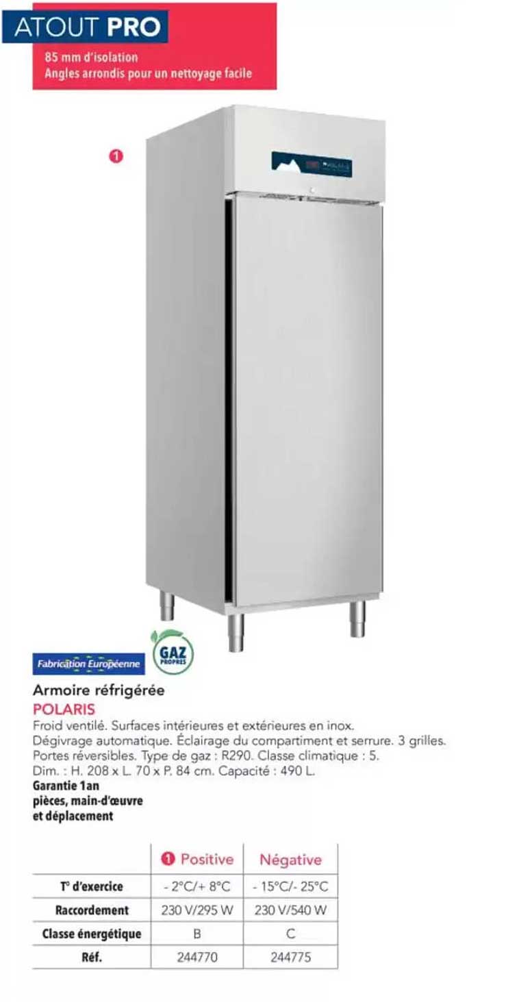 Armoire réfrigérée POLARIS