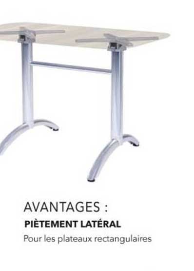 AVANTAGES : PIÉTEMENT LATÉRAL