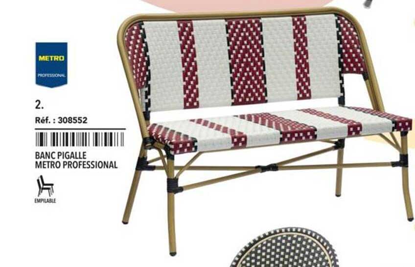 BANC PIGALLE METRO PROFESSIONAL