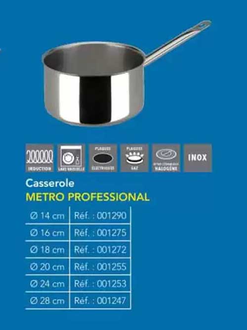 Casserole METRO PROFESSIONAL