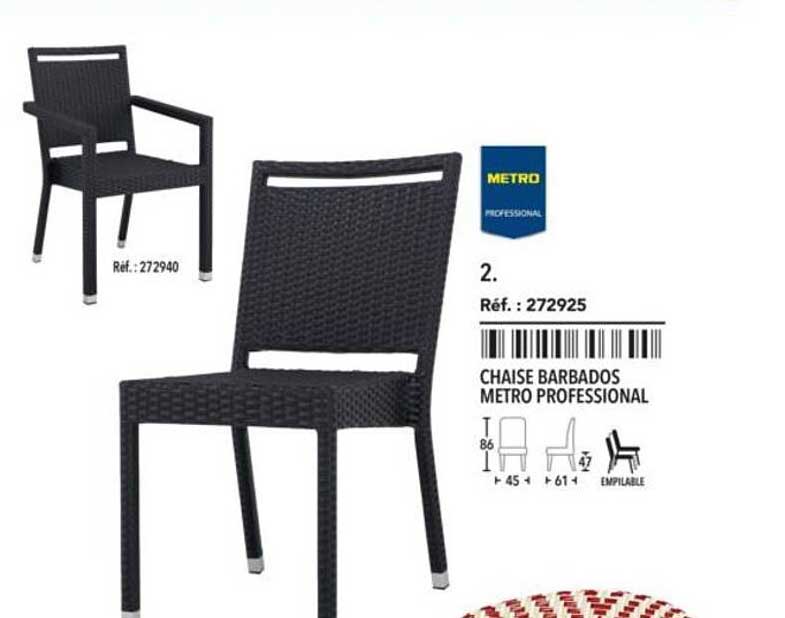CHAISE BARBADOS METRO PROFESSIONAL