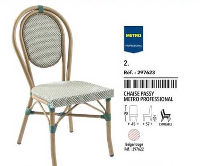 CHAISE PASSY METRO PROFESSIONAL