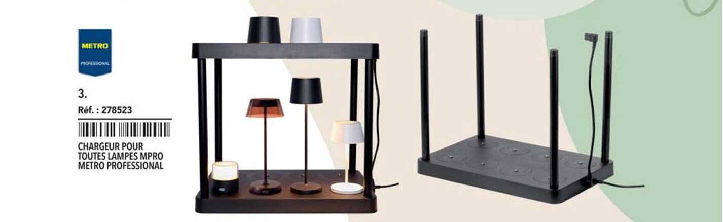 CHARGEUR POUR TOUTES LAMPES MPRO METRO PROFESSIONAL