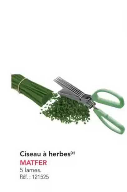 Ciseau à herbes MATFER 5 lames