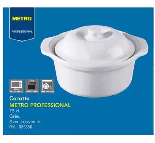 Cocotte METRO PROFESSIONAL 75 cl