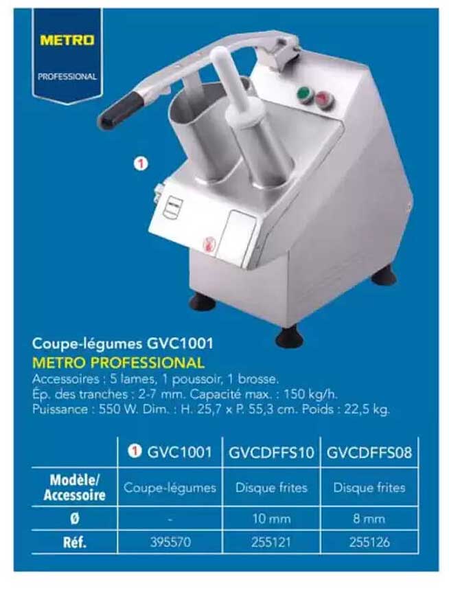 Coupe-légumes GVC1001