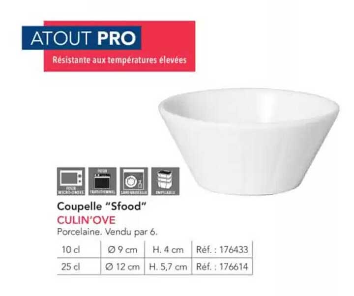 Coupe "Sfood" CULIN’OVE