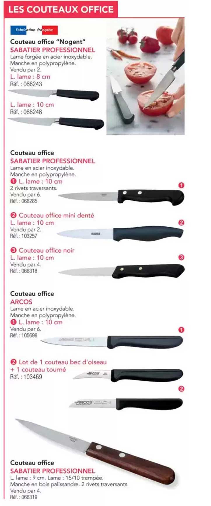 Couteau office "Nogent" SABATIER PROFESSIONNEL