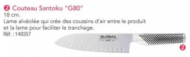 Couteau Santoku "G80"