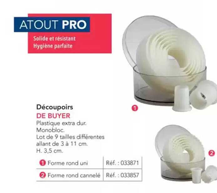 Découpoirs DE BUYER