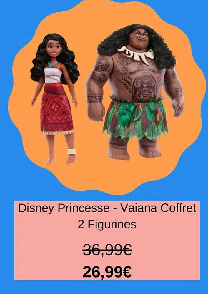 Disney Princesse - Vaiana Coffret 2 Figurines
