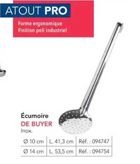 Écumoire DE BUYER Inox.