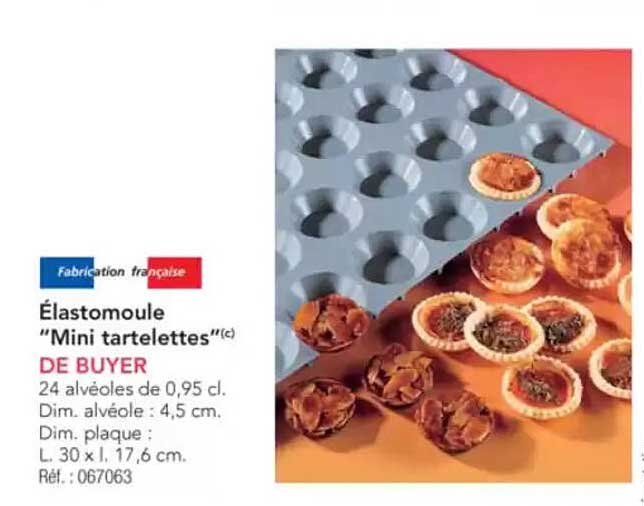 Élastomoule "Mini tartelettes"(c) DE BUYER