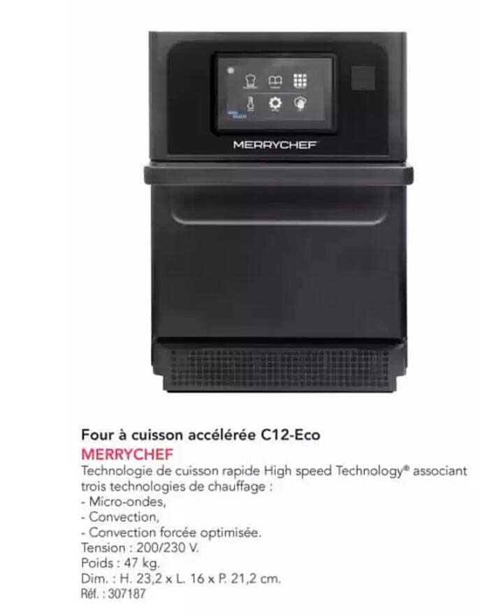 Four à cuisson accélérée C12-Eco