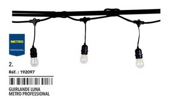 GUIRLANDE LUNA METRO PROFESSIONAL