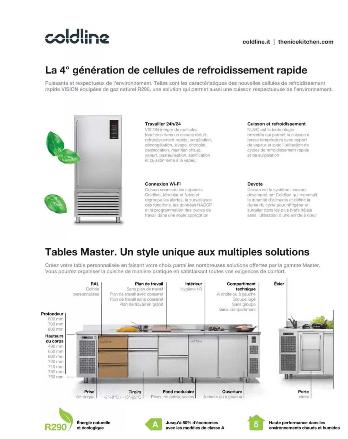 La 4ème génération de cellules de refroidissement rapide