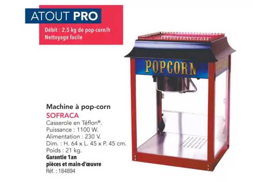 Machine à pop-corn