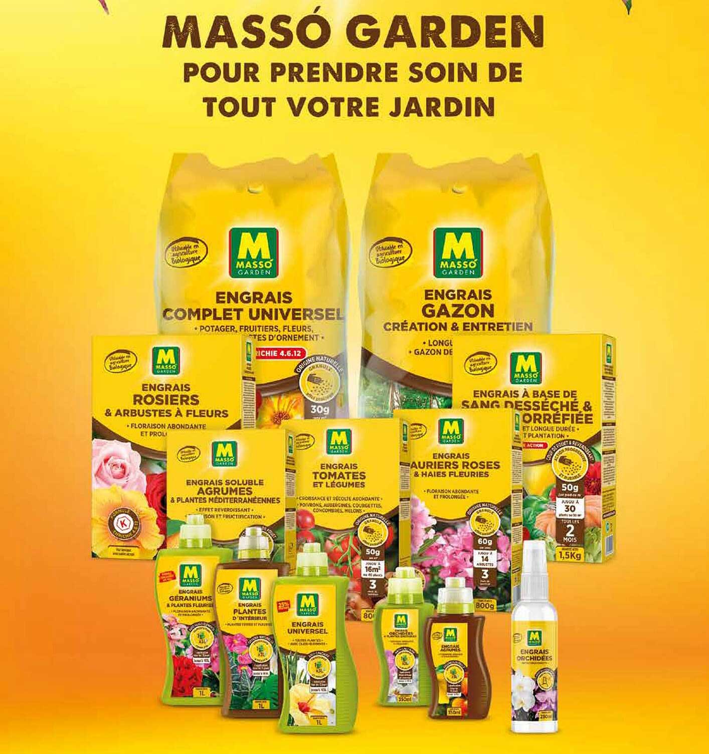 MASSÓ GARDEN POUR PRENDRE SOIN DE VOTRE JARDIN