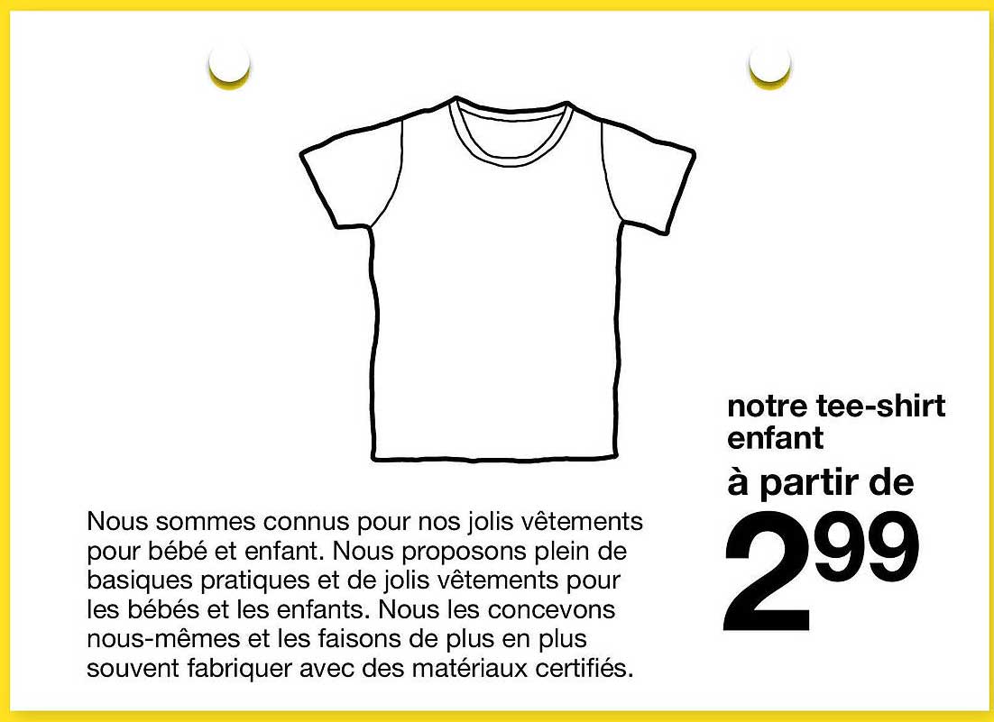 notre tee-shirt enfant