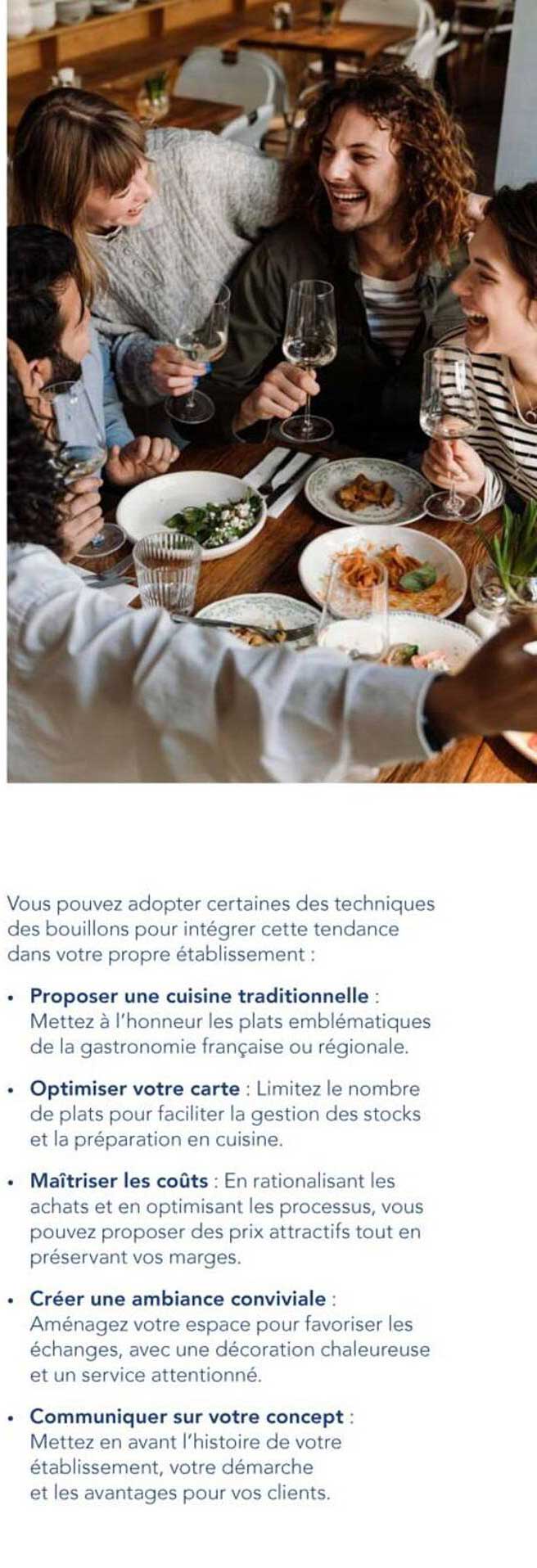 Offre spéciale sur la cuisine traditionnelle