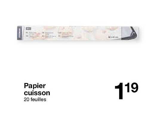 Papier cuisson