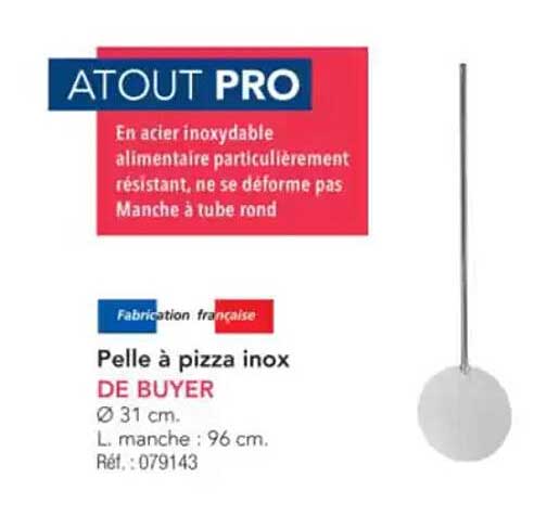 Pelle à pizza inox DE BUYER
