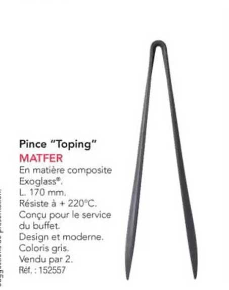 Pince "Toping"