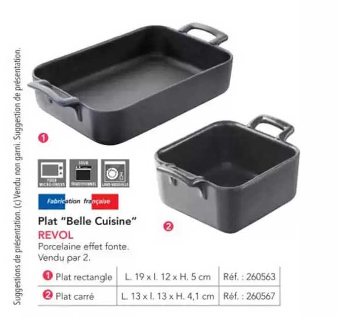 Plat "Belle Cuisine" REVOL