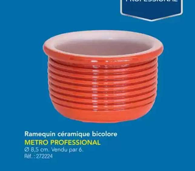 Ramequin céramique bicolore