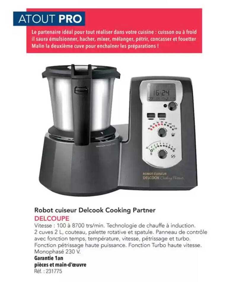 Robot cuiseur Delcook Cooking Partner