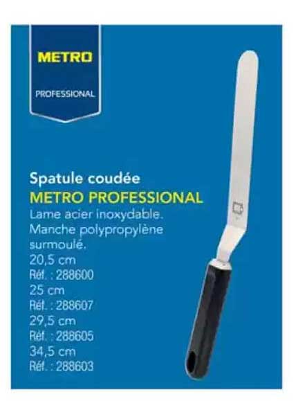 Spatule coudée METRO PROFESSIONAL