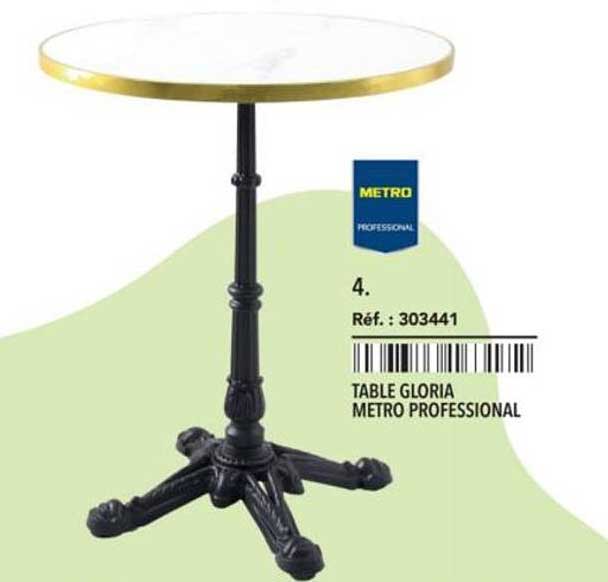 TABLE GLORIA