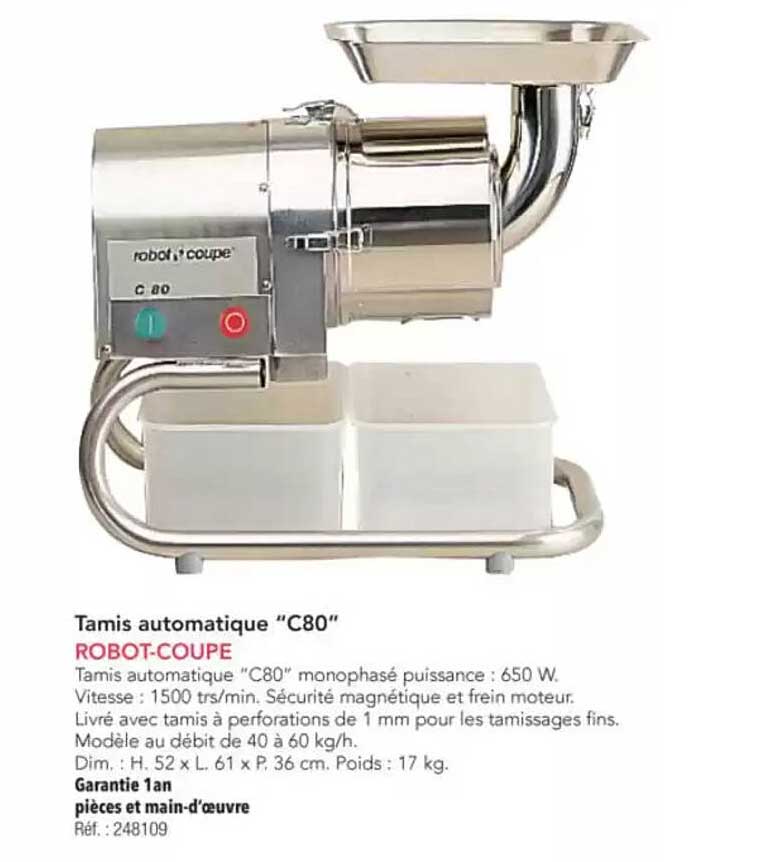 Tamis automatique "C80"