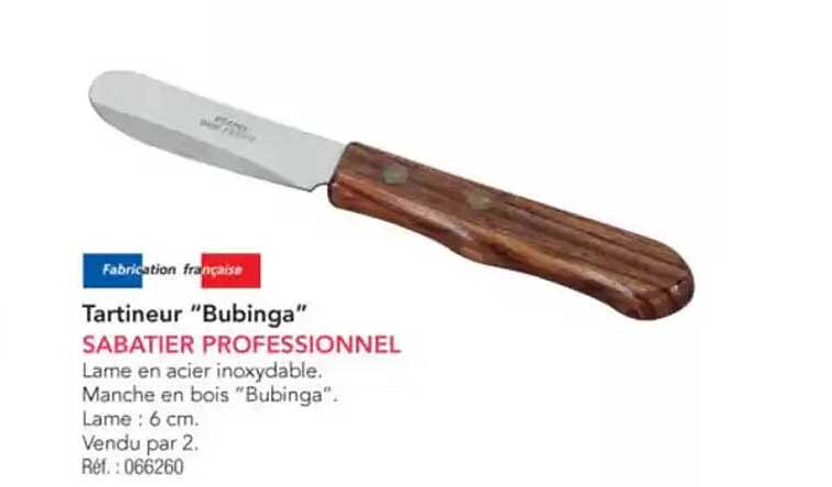Tartineur "Bubinga"