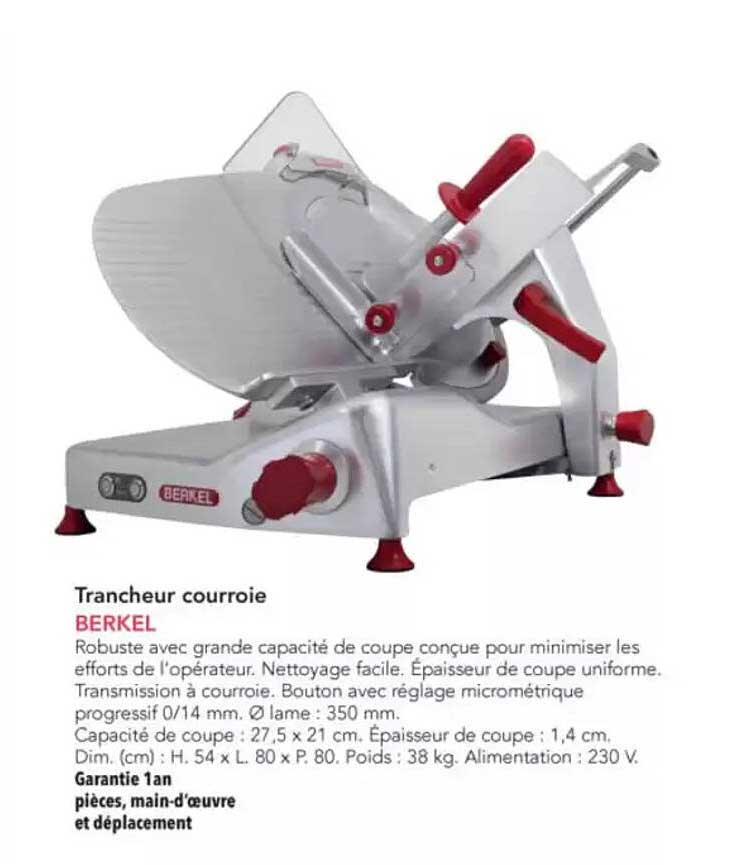 Trancheur courroie BERKEL