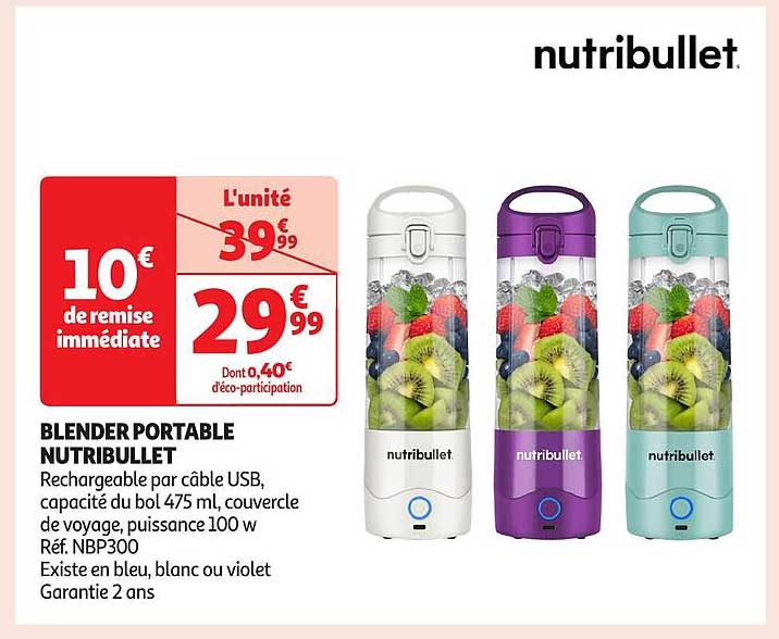 BLENDER PORTABLE NUTRIBULLET