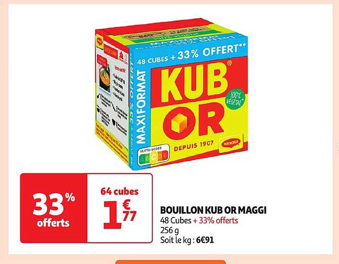 BOUILLON KUB OR MAGGI