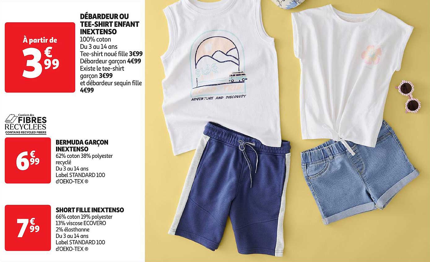 Débardeur ou Tee-shirt Enfant Inextenso
