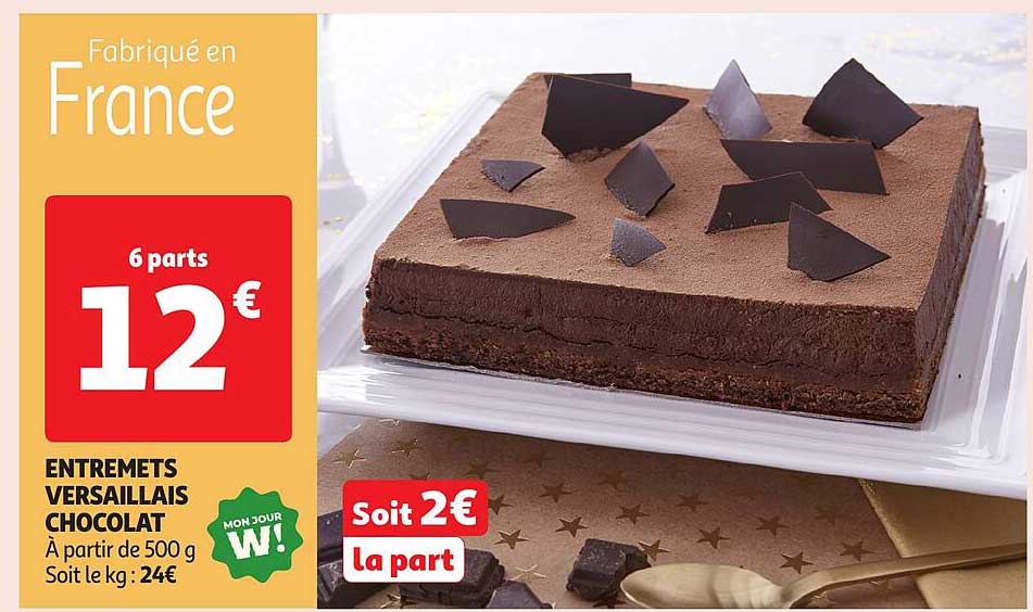 ENTREMETS VERSAILLAIS CHOCOLAT