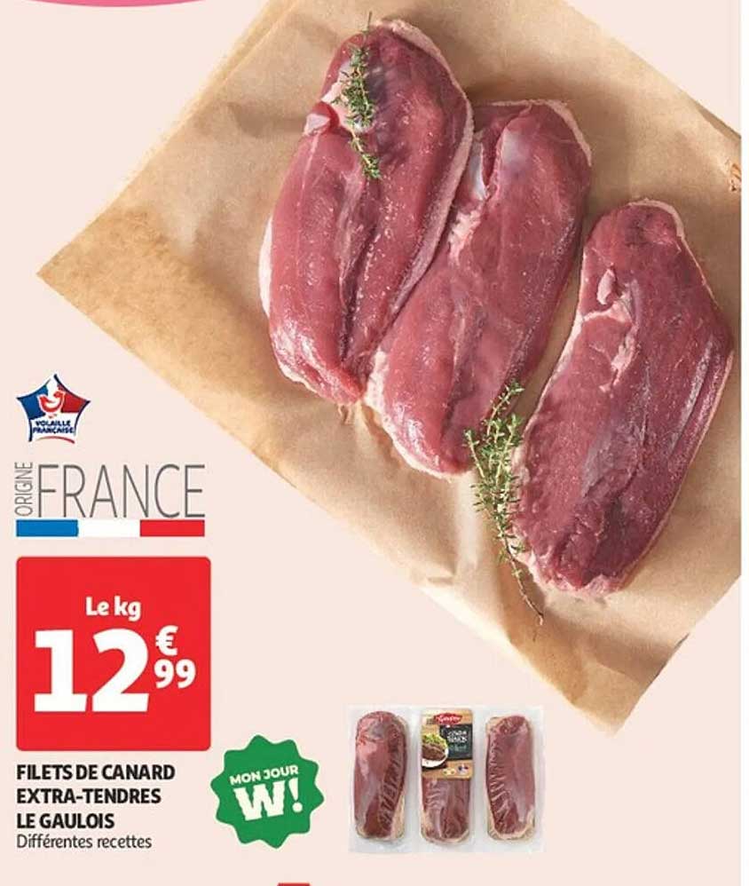 FILETS DE CANARD EXTRA-TENDRES LE GAULOIS